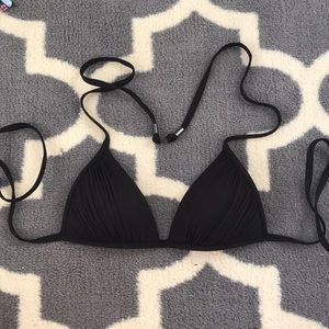 Black bikini top